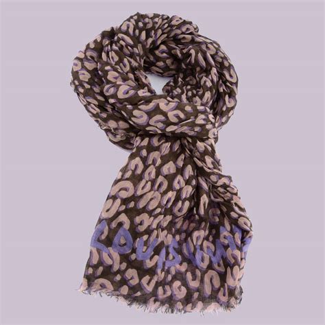 louis vuitton leopard scarf replica|Louis Vuitton red scarf.